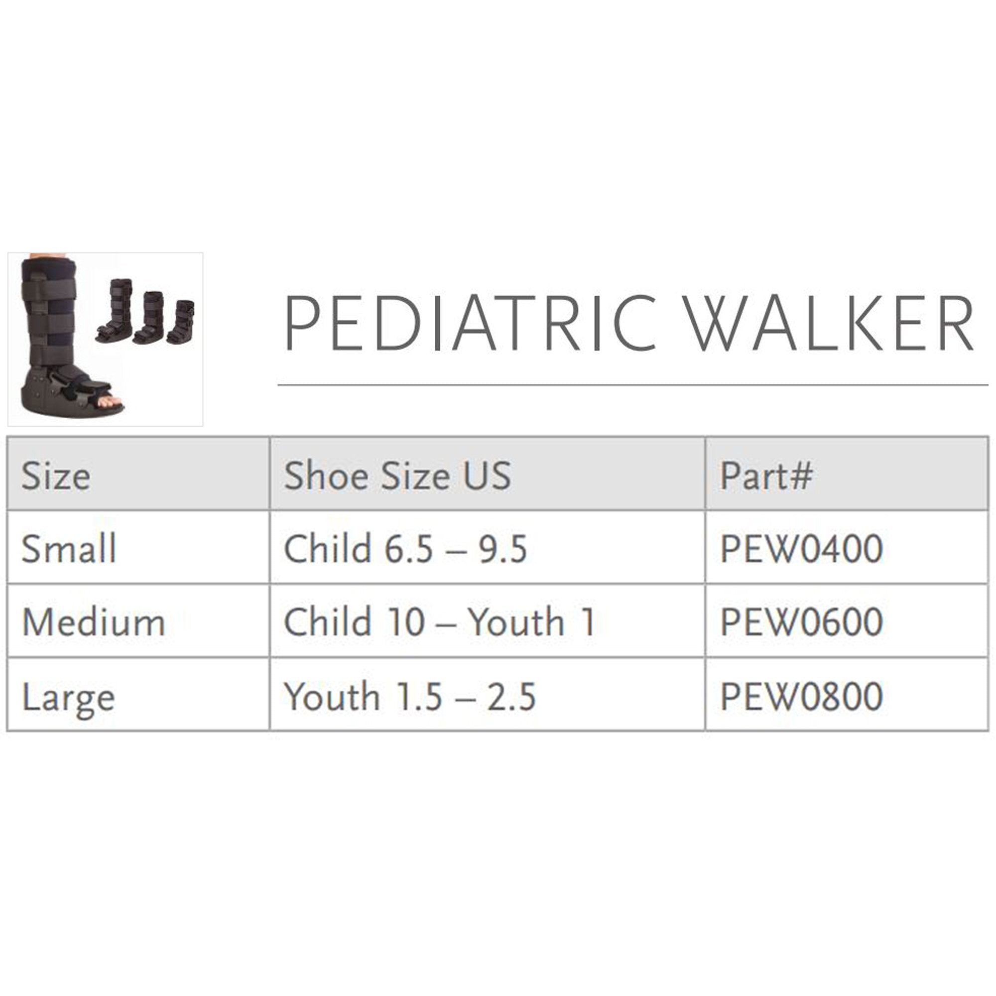 Ossur CAM Walker® Pediatric Boot, Medium