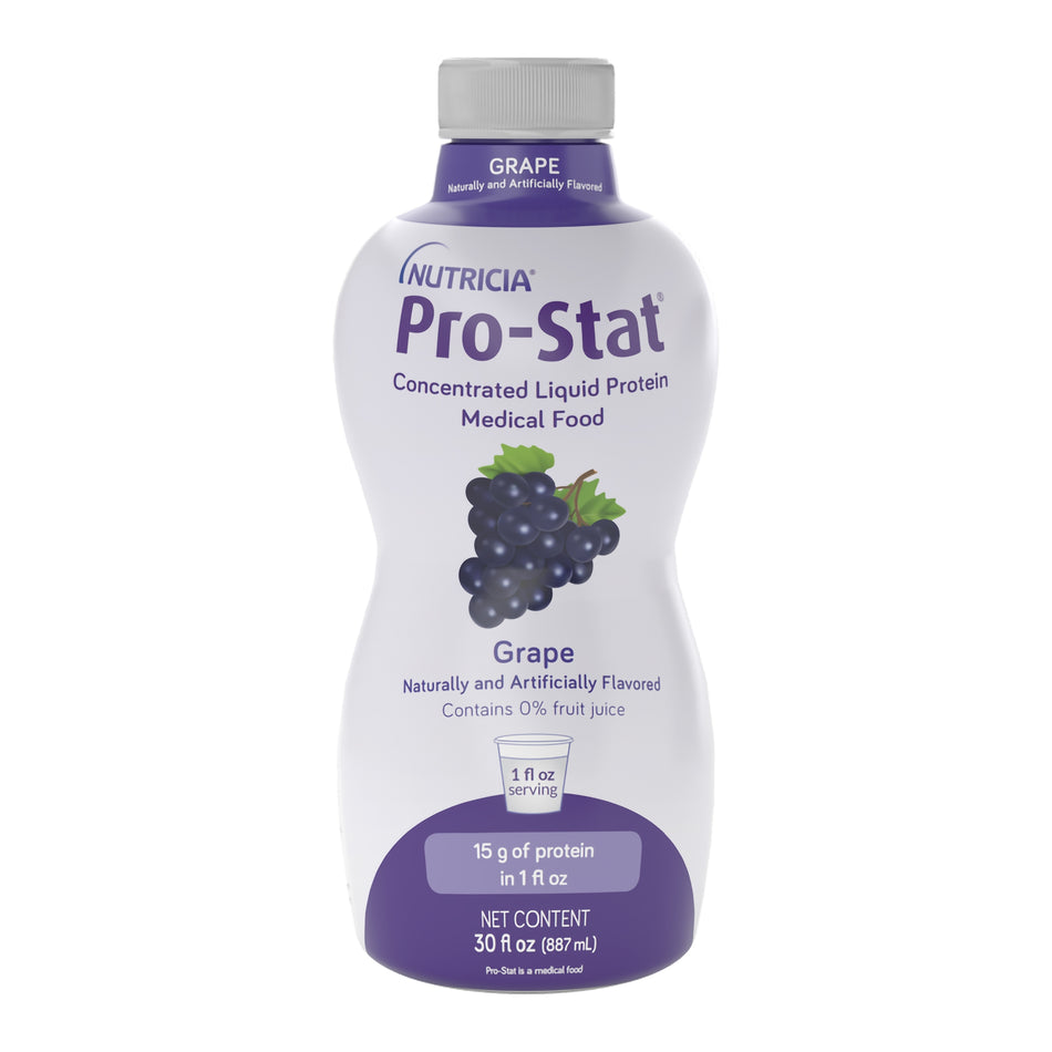 Pro-Stat Grape Complete Liquid Protein Medical Food, 30-ounce Bottle-Oral Supplement Pro-Stat Grape Flavor Liquid 30 oz. Bottle