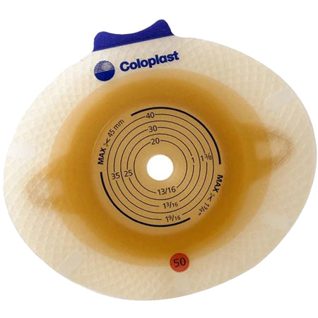 SenSura Click Ostomy Barrier With 3/8-1 Inch Stoma Opening-"Ostomy Barrier SenSura Click Trim to Fit, Standard Wear Double Layer Adhesive 50 mm Flange Red Code System 3/8 to 1-3/4 Inch Opening"