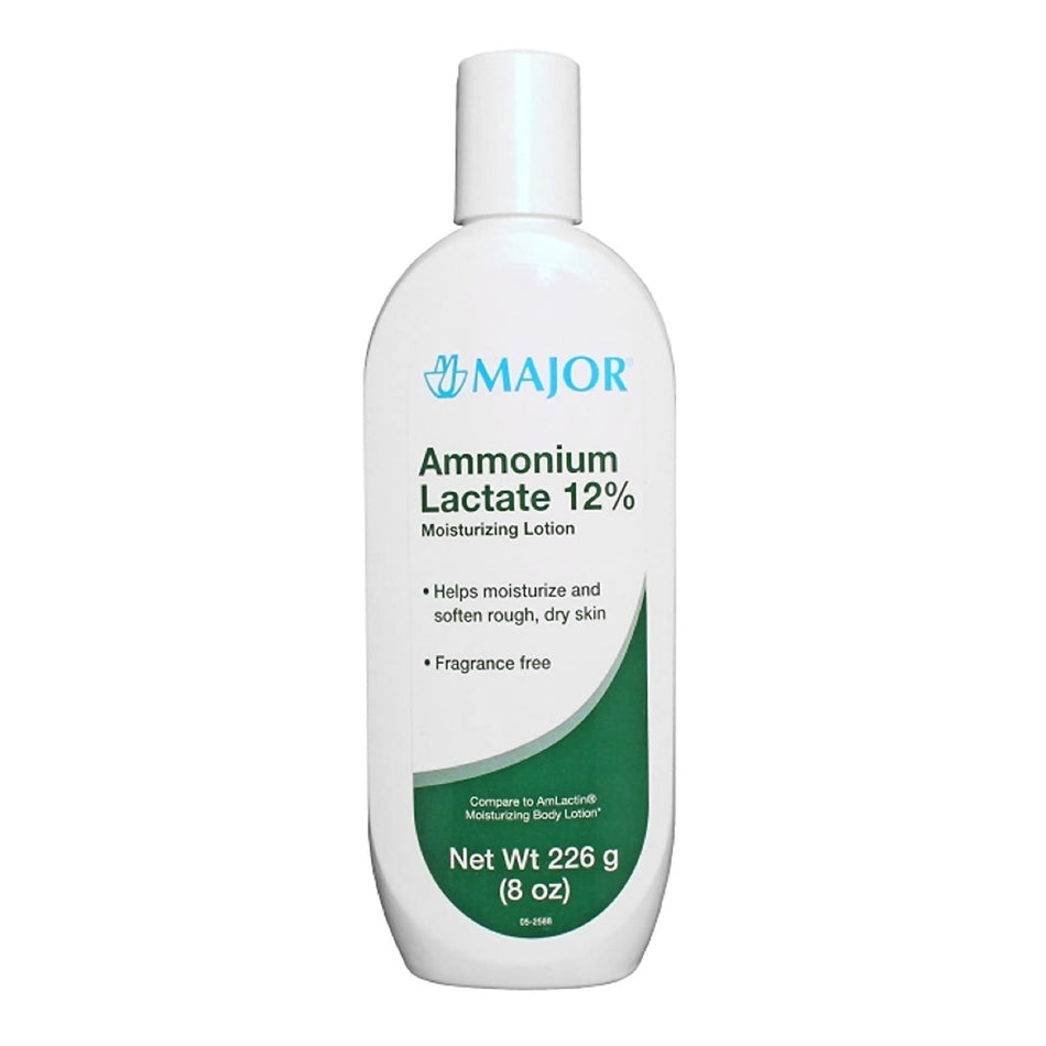Major® Ammonium Lactate Moisturizing Lotion, 8-ounce Bottle - Personal Hygiene>Skin Care>Moisturizers - Major Pharmaceuticals