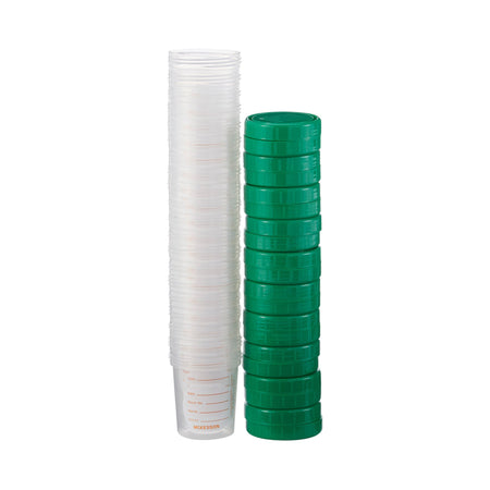 McKesson Specimen Container, 120 mL-Specimen Container McKesson 120 mL (4 oz.) Screw Cap NonSterile