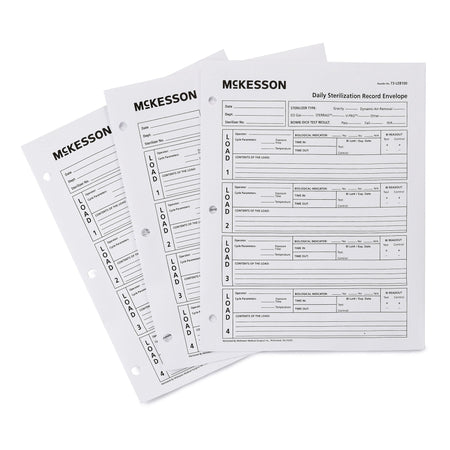 McKesson Sterilization Record Envelope-Sterilization Record Envelope McKesson