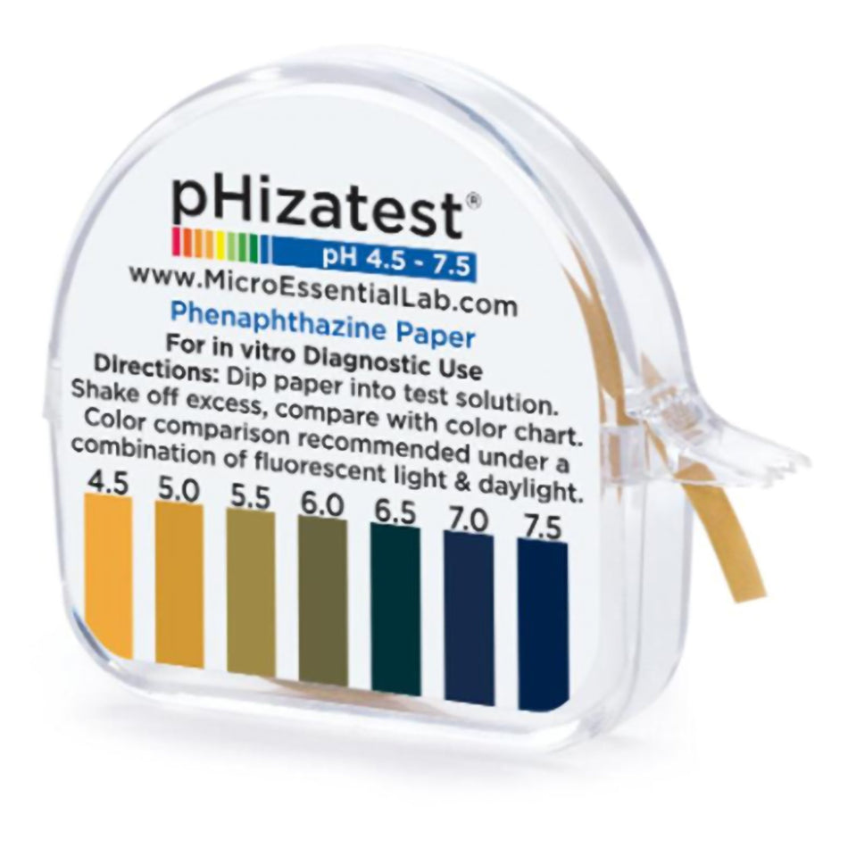 Hydrion pH Paper in Dispenser, 4.5 to 7.5-Nitrazine Indicator Paper in Dispenser pHizatest 4.5 to 7.5