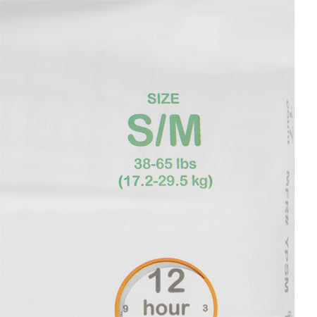 McKesson Youth Pants, Small/Medium-Unisex Youth Absorbent Underwear McKesson Pull On with Tear Away Seams Small / Medium Disposable Heavy Absorbency