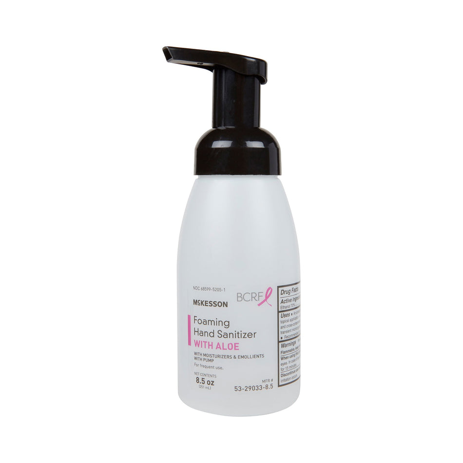 McKesson Foaming Hand Sanitizer with Aloe, 8.5 oz. Pump Bottle-Hand Sanitizer with Aloe McKesson 8.5 oz. Ethyl Alcohol Foaming Pump Bottle