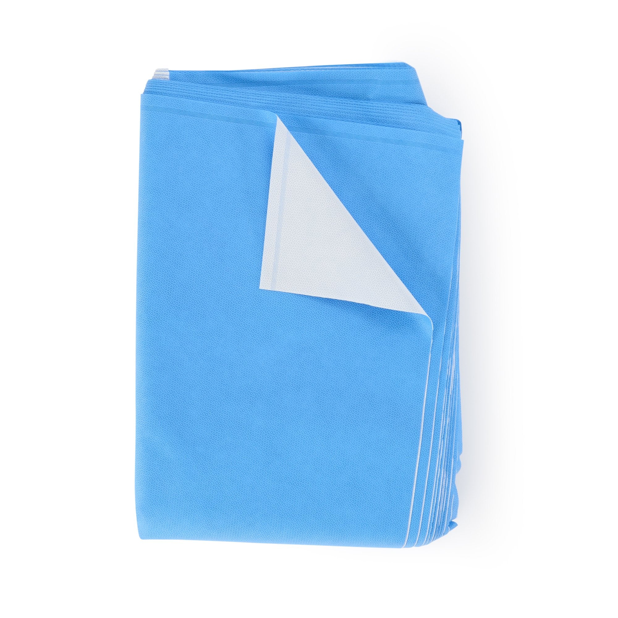 Quick Check H600 Sterilization Wrap, 48 x 48 Inch-QUICK CHECK* H600 Sterilization Wrap White / Blue 48 X 48 Inch Dual Layer SMS Polypropylene Steam / EO Gas / Hydrogen Peroxide