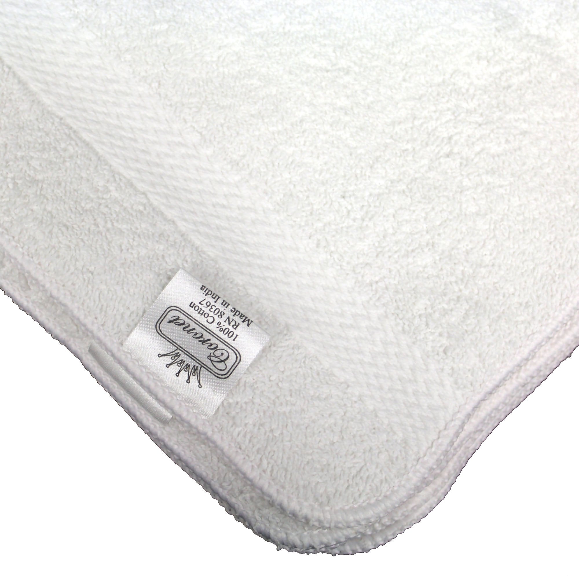 Gladiator Indulgence Washcloth, 12 x 12 Inch-Washcloth Gladiator Indulgence 12 X 12 Inch White Reusable