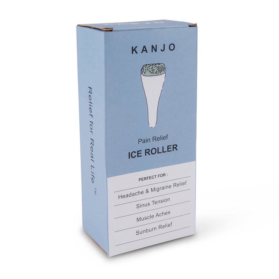 Kanjo Pain Relief Ice Roller-Ice Therapy Massager Kanjo Facial 2-1/2 X 3-1/2 X 7-1/2 Inch Reusable