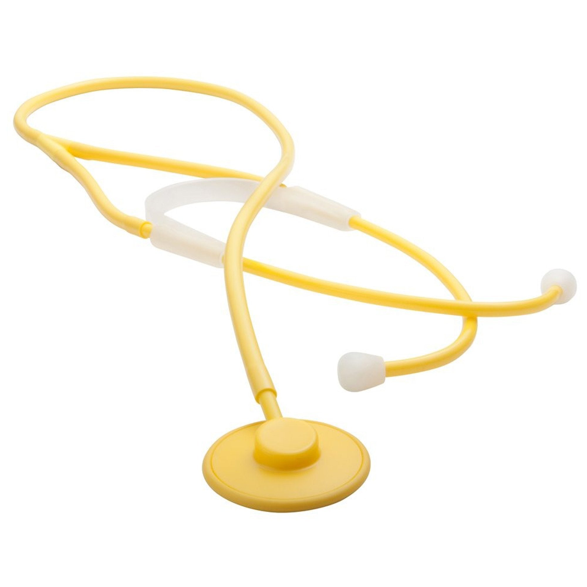Proscope 665 Disposable Stethoscope, Yellow-Disposable Stethoscope Proscope 665 Yellow 1-Tube 21 Inch Tube Single Sided Chestpiece