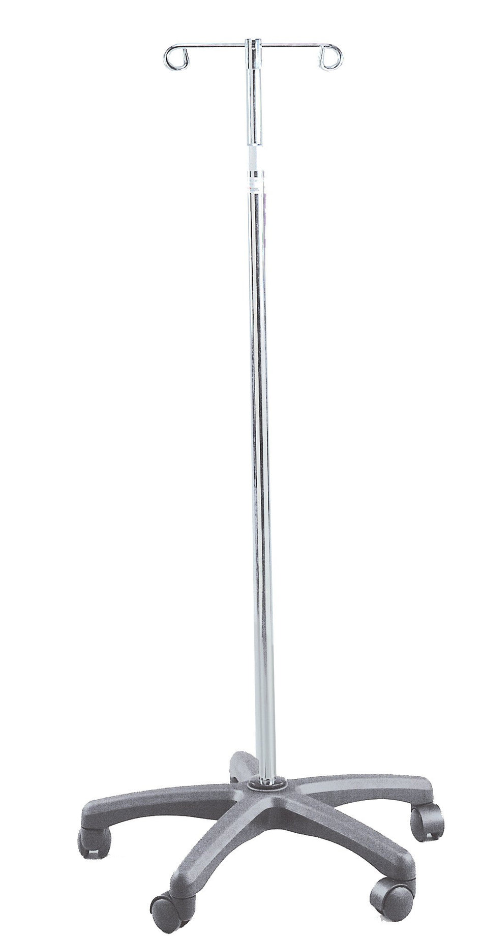 drive� IV Pole-IV Stand 2 Hooks 5 Legs with Casters