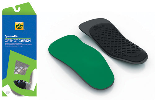 Orthotic Arch Supports 3/4 Length Size W 9-10 M 8-9