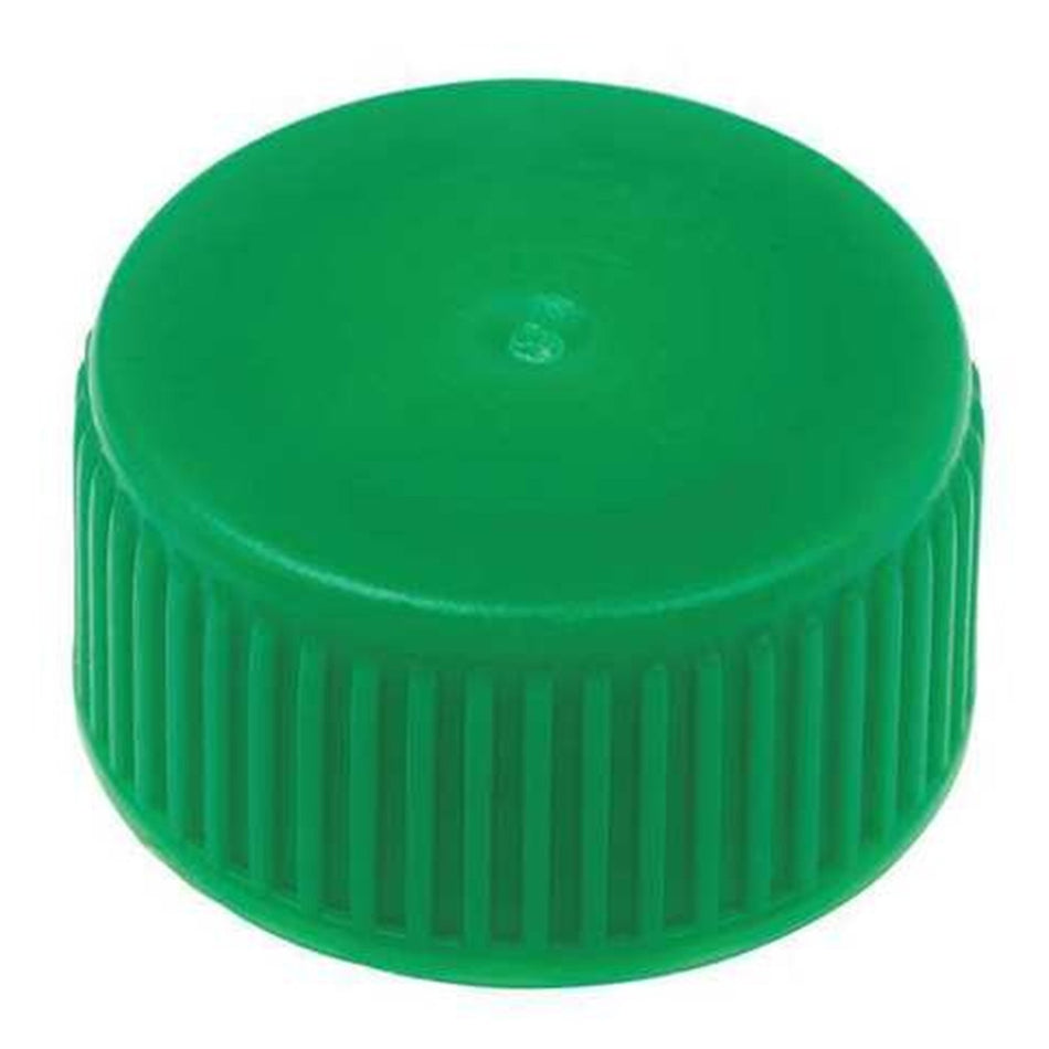Caplugs Tube Closure for 13-millimeter Tubes-Caplugs Tube Closure Polyethylene Screw Cap Green For 13 mm Tubes