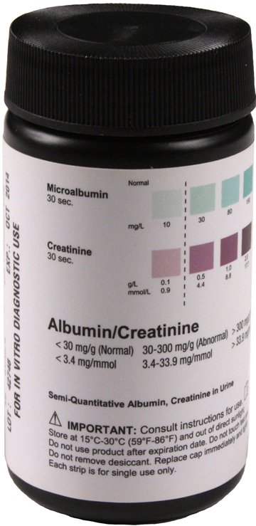 AimStrip General Chemistry Reagent, Microalbumin / Creatinine-General Chemistry Reagent AimStrip Microalbumin / Creatinine CLIA Waived For Visual Read Only 25 Tests