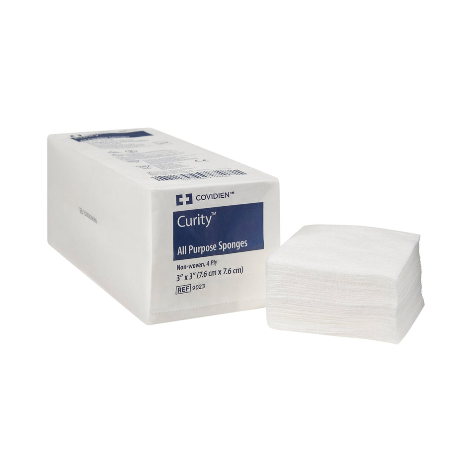 Curity� Nonwoven Sponge, 3 x 3 Inch, 4-Ply-Nonwoven Sponge Curity� 3 X 3 Inch 4-Ply NonSterile 200 per Pack