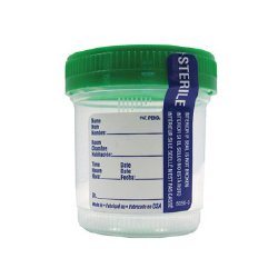 DuoClick Specimen Container for Pneumatic Tube Systems-Specimen Container for Pneumatic Tube Systems DuoClick 53 mm Opening 90 mL (3 oz.) Screw Cap Patient Information Sterile