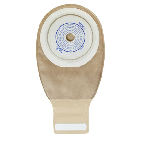 Esteem + One-Piece Drainable Beige Filtered Ostomy Pouch, 12 Inch Length, 3/4 to 2 Inch Stoma-Ostomy Pouch Esteem+ One-Piece System 12 Inch Length Trim to Fit 3/4 to 2-1/2 Inch Stoma Drainable