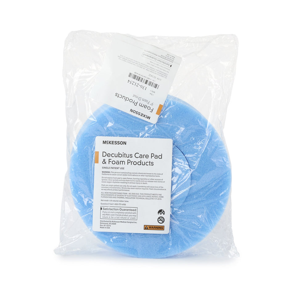 McKesson Doughnut Cushion-Donut Positioner McKesson 9 Inch Diameter Foam Freestanding