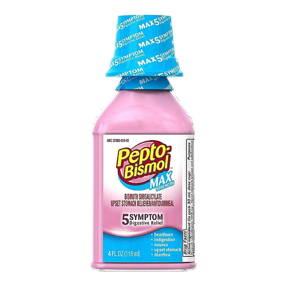 Pepto-Bismol Ultra Bismuth Subsalicylate Upset Stomach Reliever/Antidiarrheal Liquid-"Anti-Diarrheal Pepto Bismol 1,050 mg Strength Liquid 4 oz."