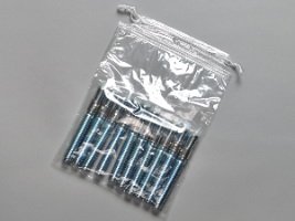 Polyethylene Pull-Tite Drawstring Bag-Reclosable Bag Pull-Tite 8 X 12 Inch LDPE Clear Drawstring Closure