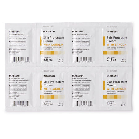 McKesson Unscented Skin Protectant Cream, 5 Gram Individual Packet-Skin Protectant Mckesson 5 Gram Individual Packet Unscented Cream