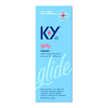 K-Y Glide Personal Lubricant, 4-ounce Tube-Personal Lubricant K-Y 4 oz. Tube NonSterile
