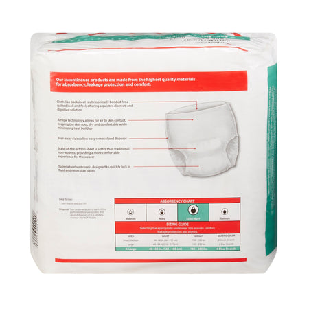 Sure Care™ Ultra Extra Heavy Absorbent Underwear, Extra Large - Incontinence>Adult Briefs and Protective Undergarments - C...