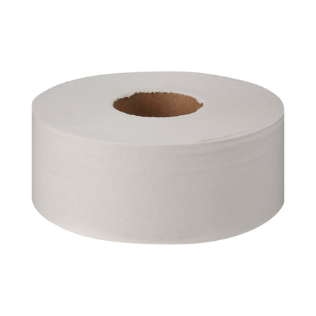 Pacific Blue Toilet Tissue-Toilet Tissue Pacific Blue Select White 2-Ply Jumbo Size Cored Roll Continuous Sheet 3-1/5 Inch X 1000 Foot