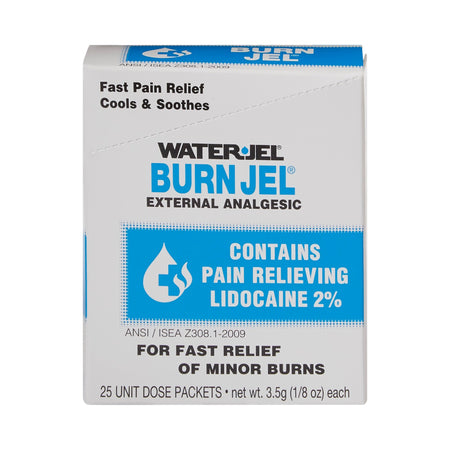 Water Jel Burn Jel Lidocaine Burn Relief-Burn Relief Water Jel Burn Jel Topical Gel 3.5 Gram Individual Packet