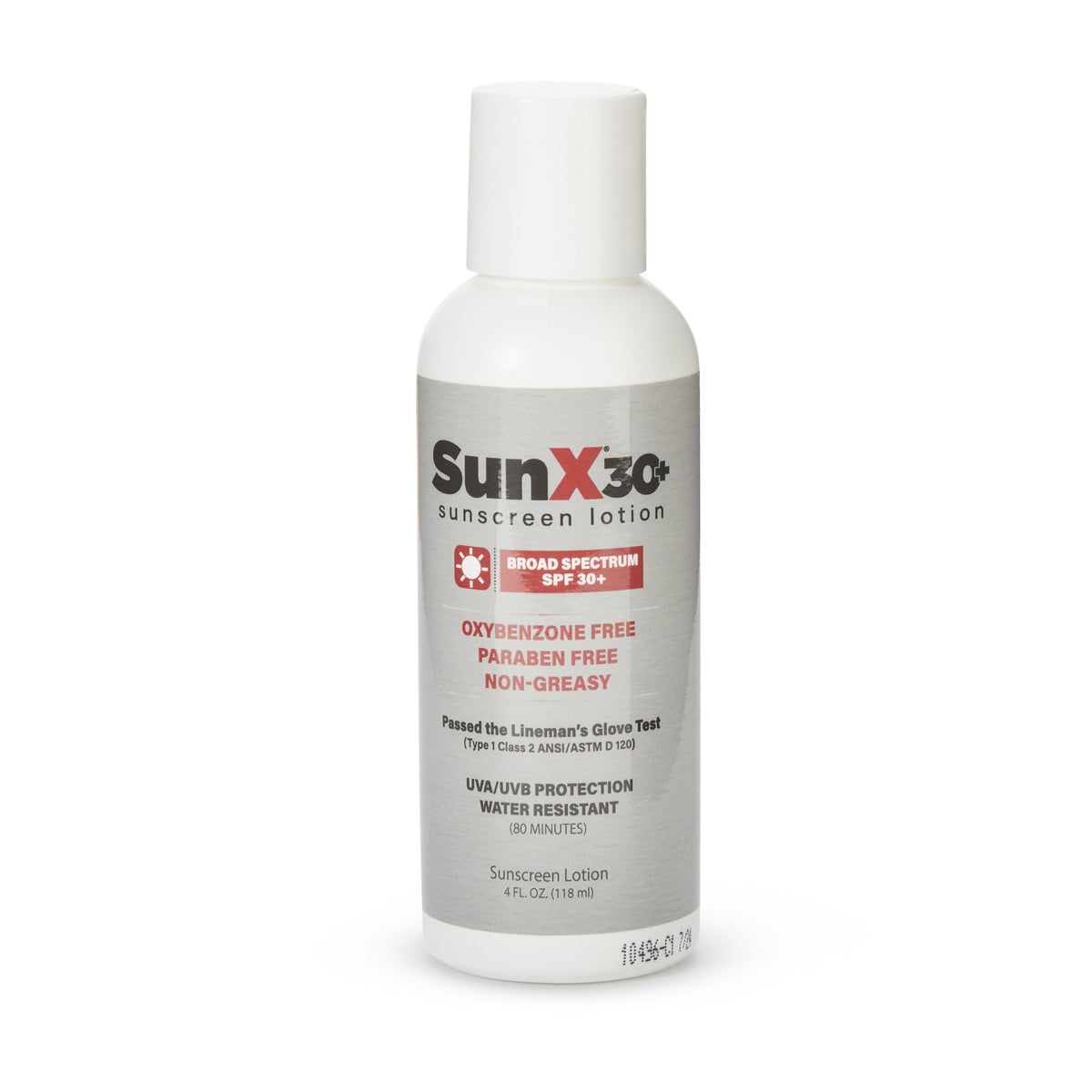 SunX SPF 30+ Sunscreen-Sunscreen SunX 30+ SPF 30 Lotion 4 oz. Bottle