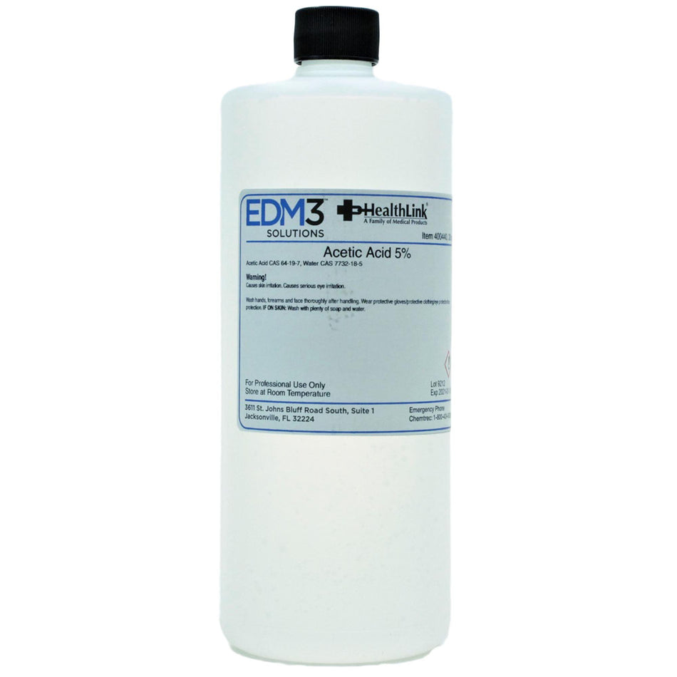 Healthlink Acetic Acid-Chemistry Reagent Acetic Acid ACS Grade 5% 32 oz.