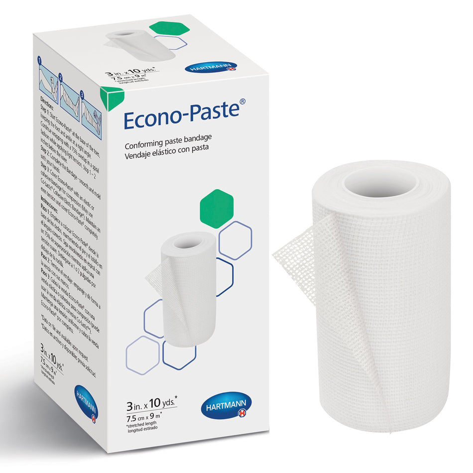 Econo-Paste� Unna Boot, 3 Inch x 10 Yard-Unna Boot Econo-Paste� Zinc Oxide 3 Inch X 10 Yard