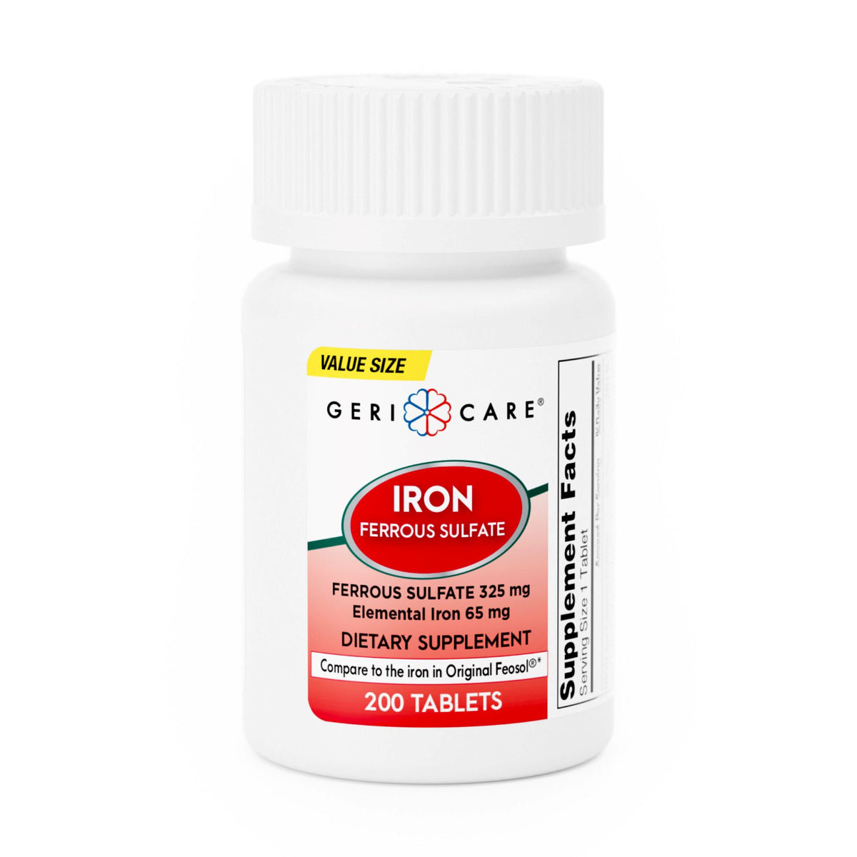 Geri-Care® Iron Mineral Supplement - Pharmaceuticals>Over the Counter>Nonprescription Vitamins and Minerals - Geri-Care