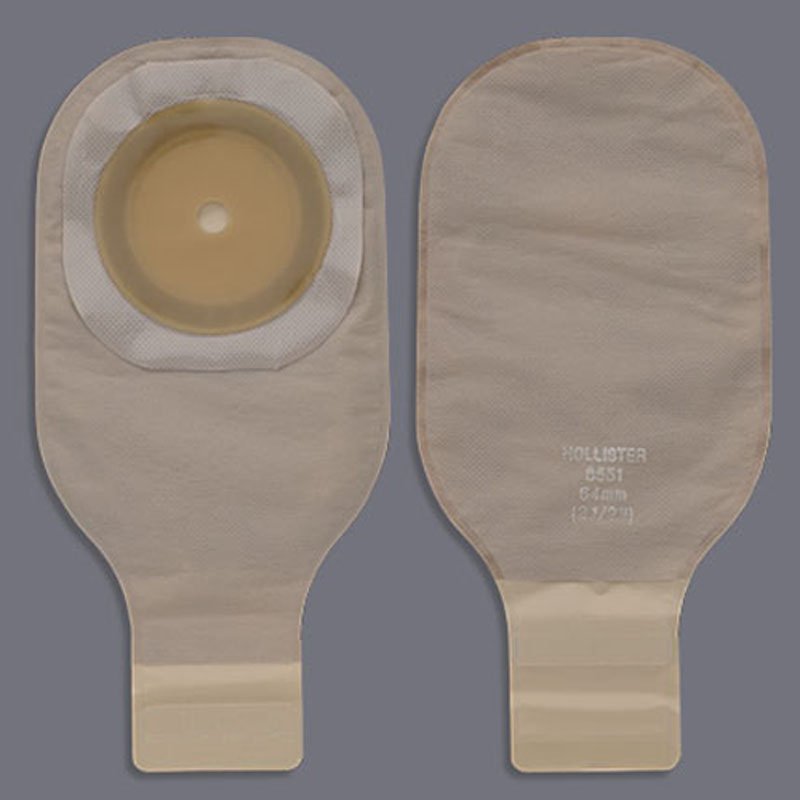 Premier Flextend One-Piece Drainable Transparent, 9 Inch Length,-Colostomy Pouch Premier Flextend One-Piece System 9 Inch Length Trim To Fit Drainable