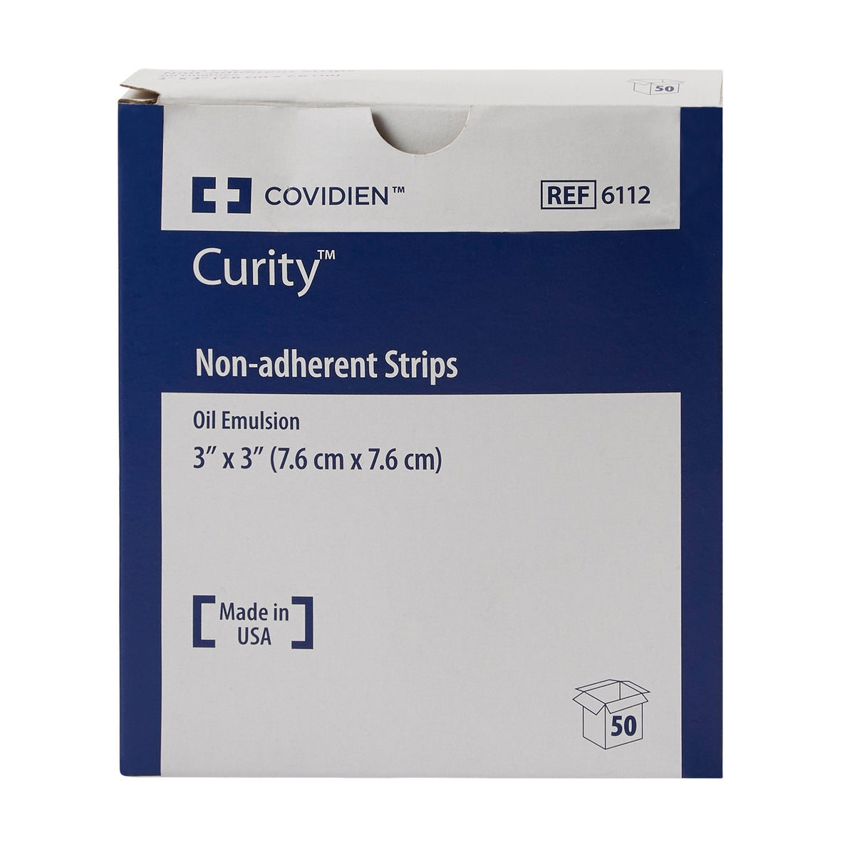 Curity Oil Emulsion Impregnated Dressing, 3 x 3 Inch-Oil Emulsion Impregnated Dressing Curity Square 3 X 3 Inch Sterile