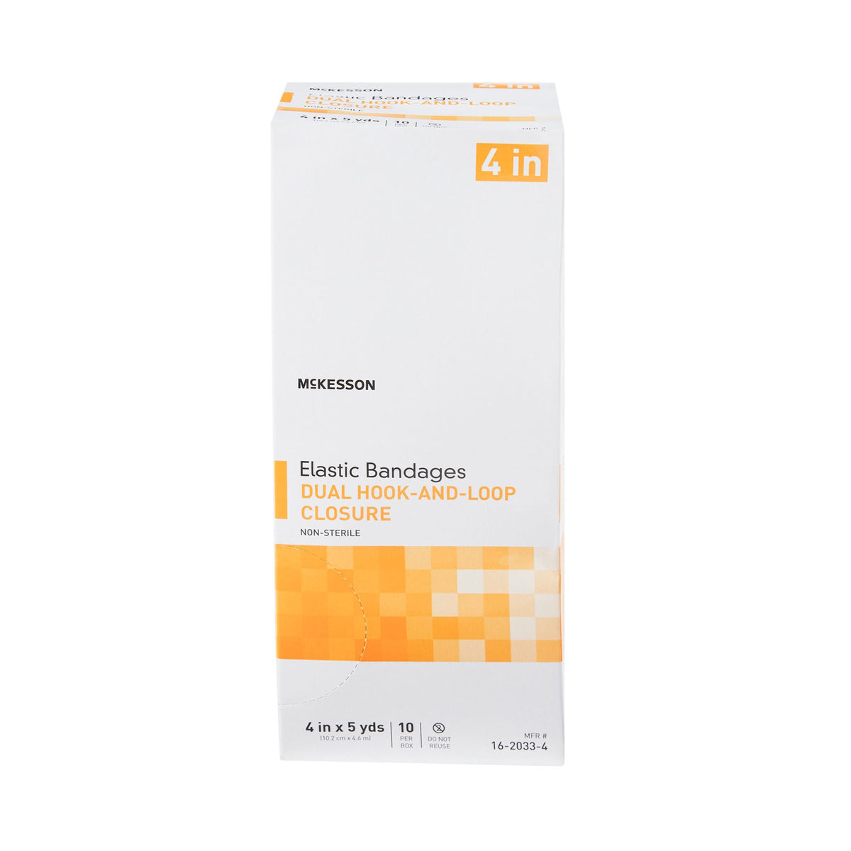 McKesson Double hook-and-loop closure Elastic Bandage, 4 Inch x 5 Yard - Wound Care>General Wound Care>Compression Bandage...