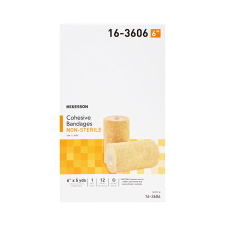 McKesson Self-adherent Closure Cohesive Bandage, 6 Inch x 5 Yard - Wound Care>General Wound Care>Compression Bandages - Mc...