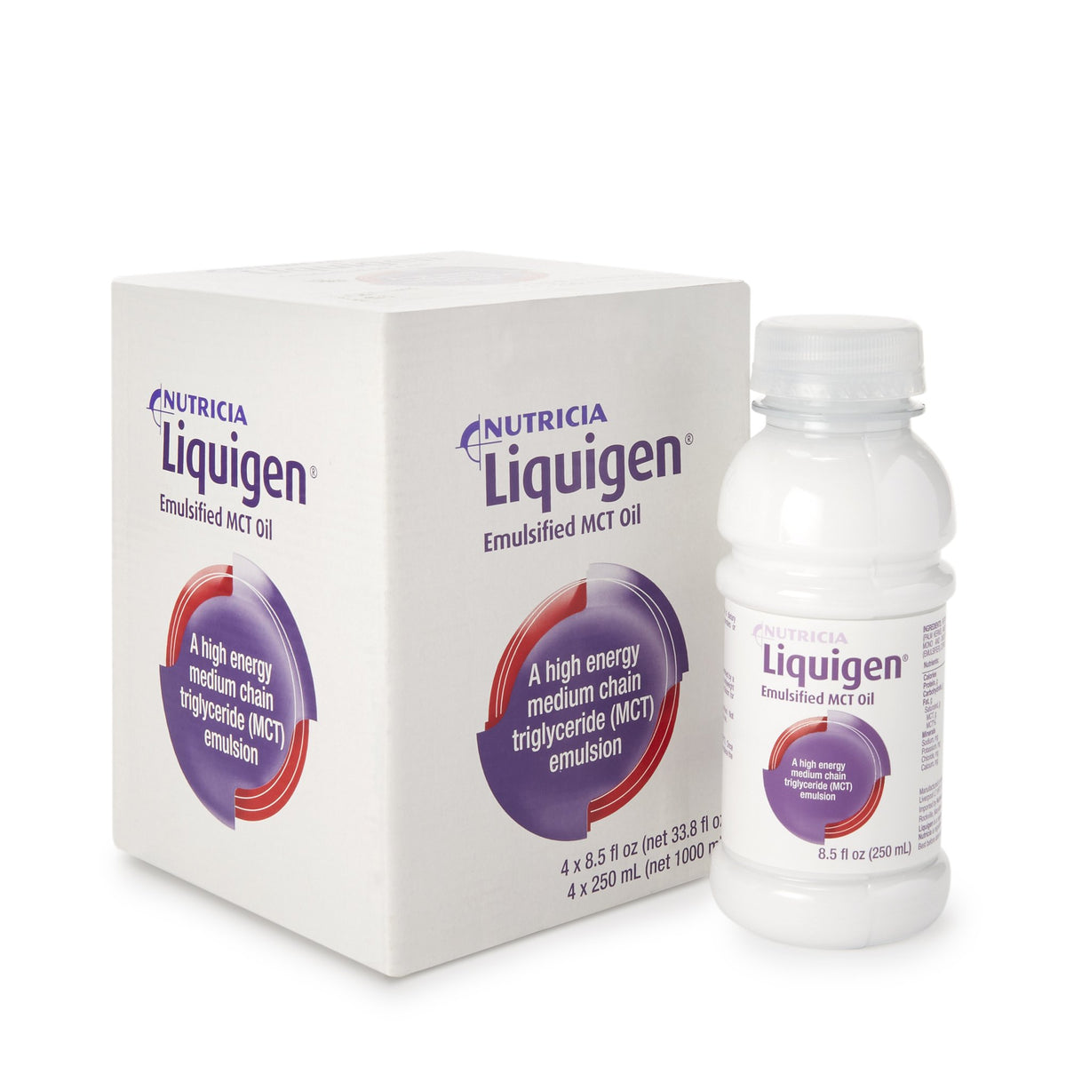 Liquigen Emulsified MCT Oil, 8.5-ounce bottle-Oral Supplement Liquigen Unflavored Liquid 8.5 oz. Bottle