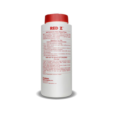 Red Z Spill Control Solidifier-Spill Control Solidifier Red Z Shaker Top Bottle 15 oz.
