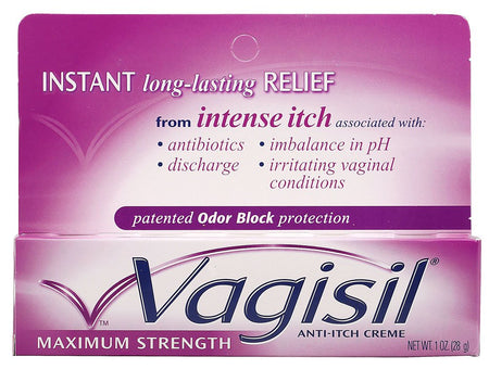 Vagisil Benzocaine / Resorcinol Itch Relief-Itch Relief Vagisil 20% - 3% Strength Cream 1 oz. Tube