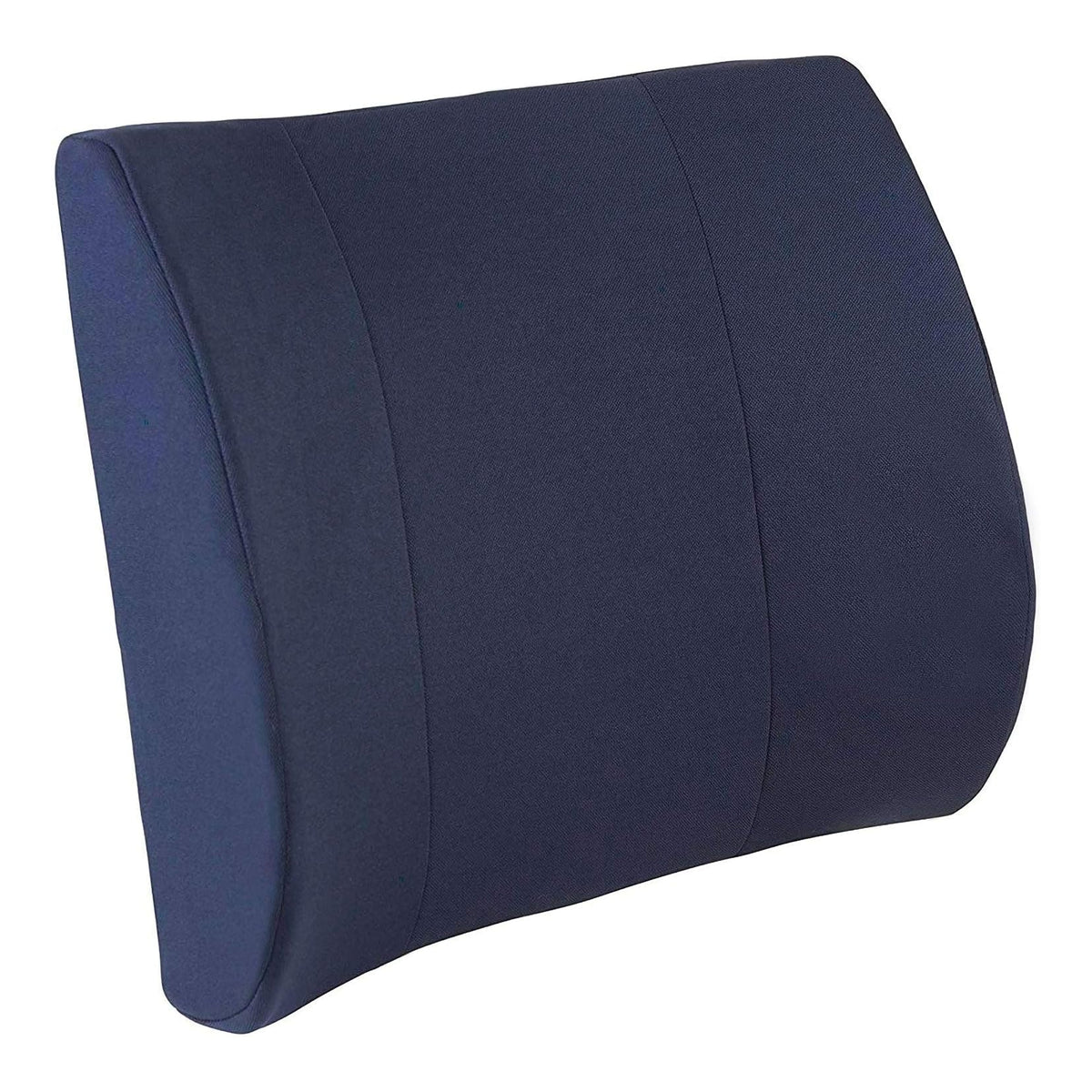 DMI Memory Foam Lumbar Seat Cushion, Dark Blue-Lumbar Support Cushion DMI 14 W X 13 L Inch Foam