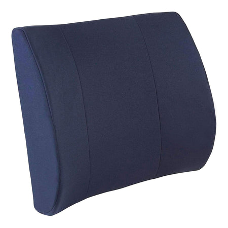 DMI Memory Foam Lumbar Seat Cushion, Dark Blue-Lumbar Support Cushion DMI 14 W X 13 L Inch Foam