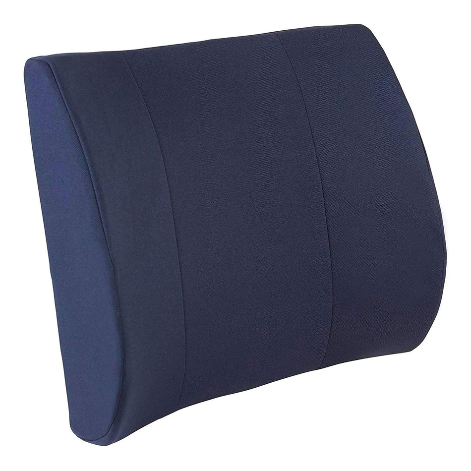 DMI Memory Foam Lumbar Seat Cushion, Dark Blue-Lumbar Support Cushion DMI 14 W X 13 L Inch Foam