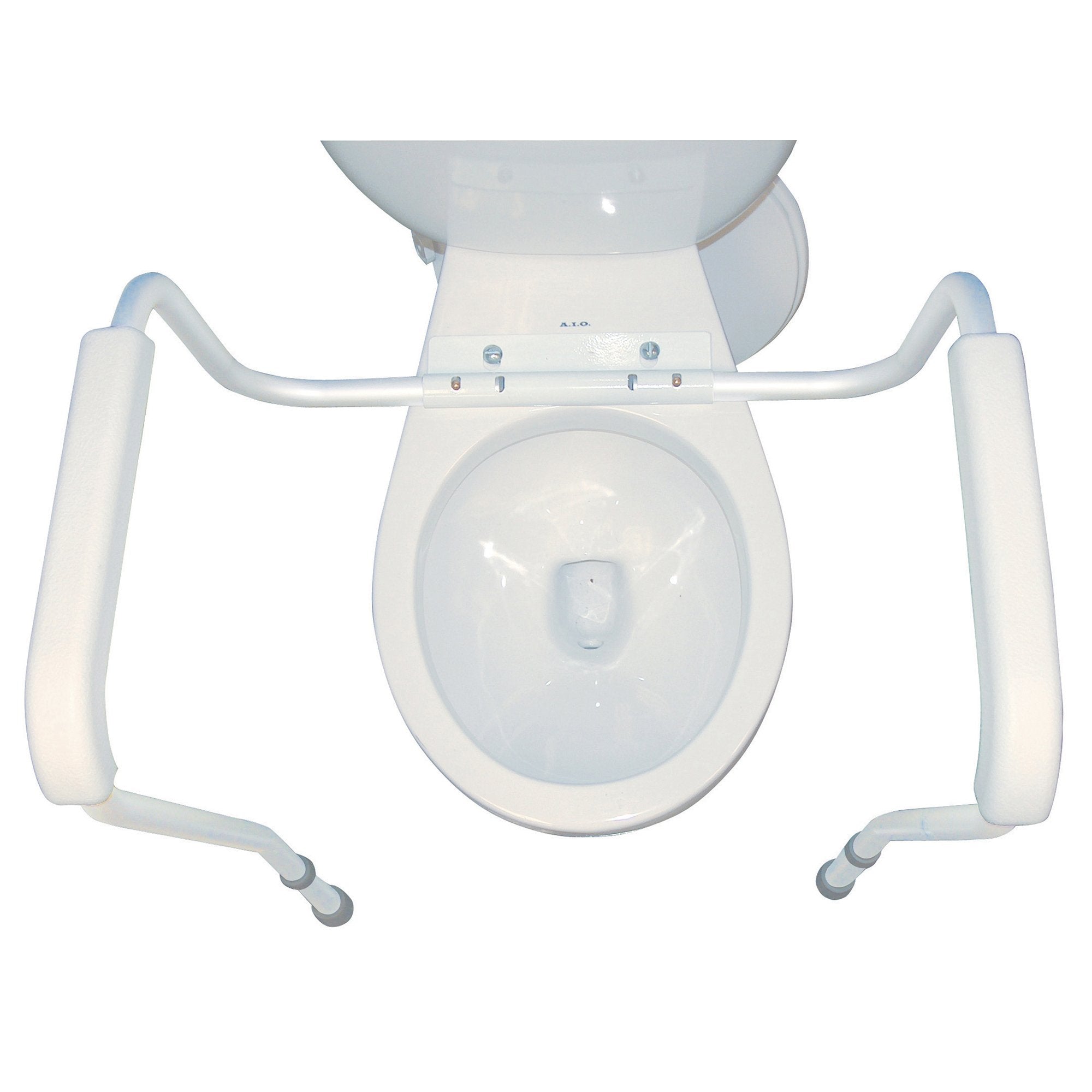 drive Assembled Toilet Safety Frame-Toilet Safety Rail drive White / Gray Aluminum