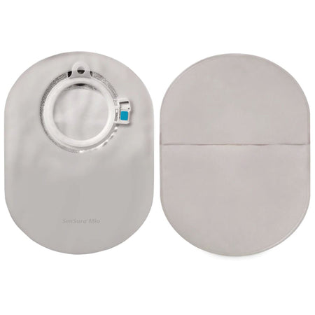 SenSura Mio Two-Piece Closed End Opaque Filtered Ostomy Pouch, 60 mm Stoma-"Ostomy Pouch SenSura Mio Two-Piece System 8-1/4 Inch, Maxi Length Flat 60 mm Stoma Closed End"