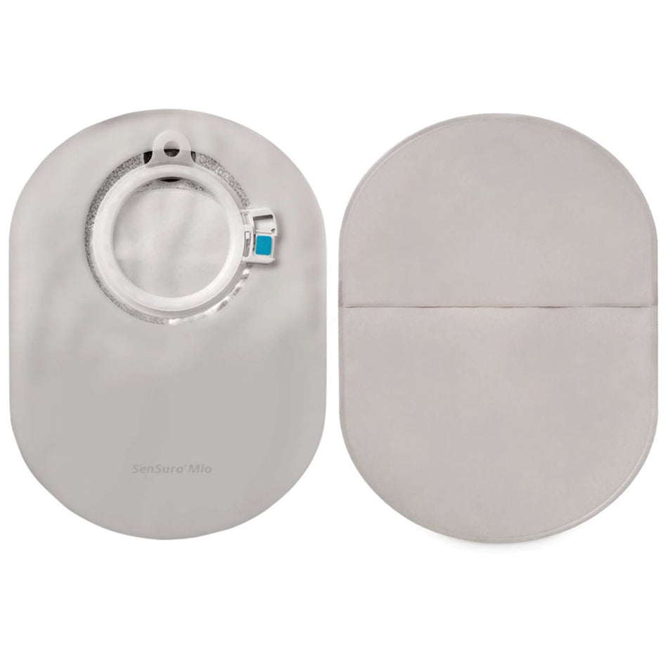 SenSura Mio Two-Piece Closed End Opaque Filtered Ostomy Pouch, 60 mm Stoma-"Ostomy Pouch SenSura Mio Two-Piece System 8-1/4 Inch, Maxi Length Flat 60 mm Stoma Closed End"
