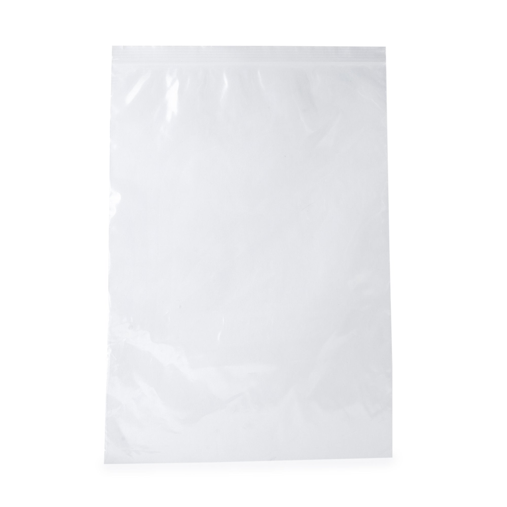 McKesson Zip Closure Bag, 13 x 18 Inch-Reclosable Bag McKesson 13 X 18 Inch Polyethylene Clear Zipper Closure