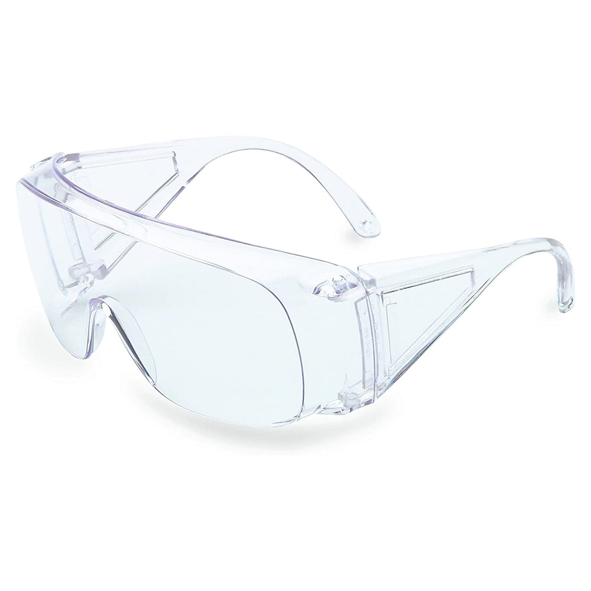 Uvex Ultraspec Safety Glasses-Safety Glasses Uvex Ultra-spec 1000 Wraparound Uncoated Clear Tint Polycarbonate Lens Clear Frame Over Ear One Size Fits Most