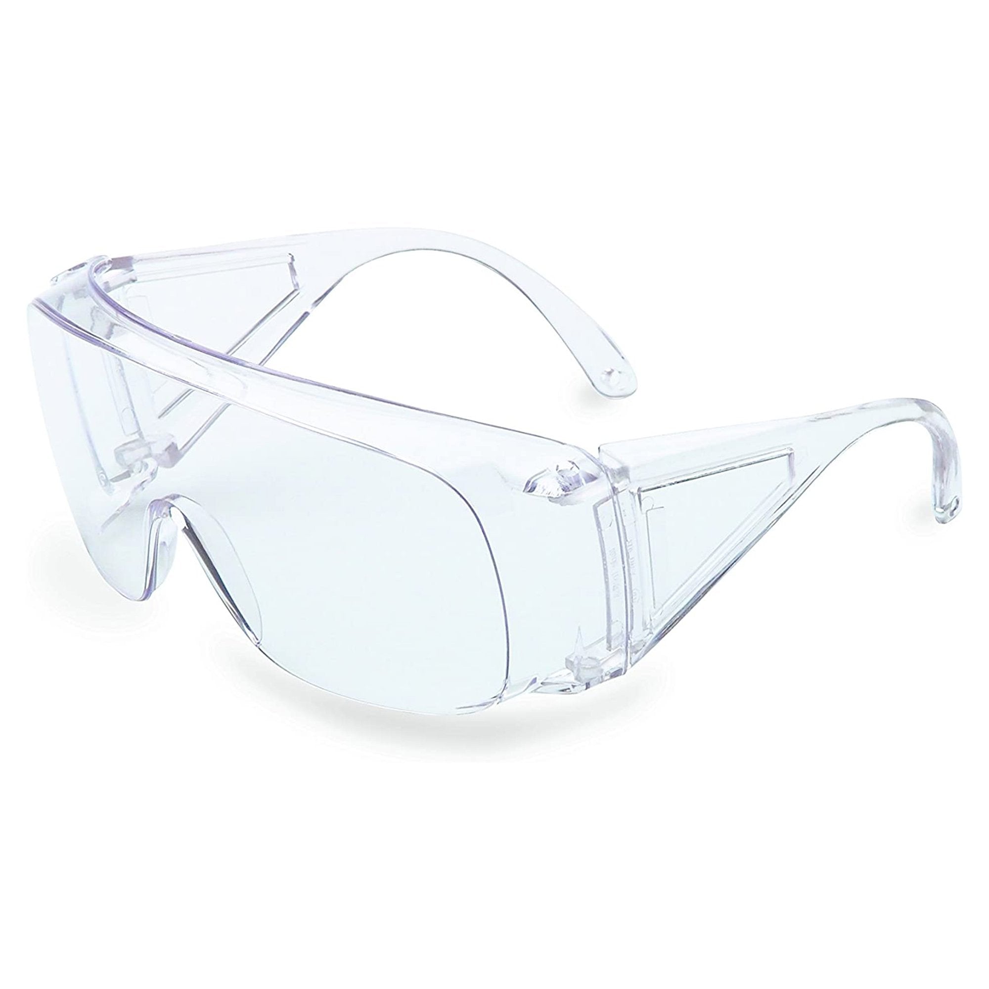 Uvex Ultraspec Safety Glasses-Safety Glasses Uvex Ultra-spec 1000 Wraparound Uncoated Clear Tint Polycarbonate Lens Clear Frame Over Ear One Size Fits Most