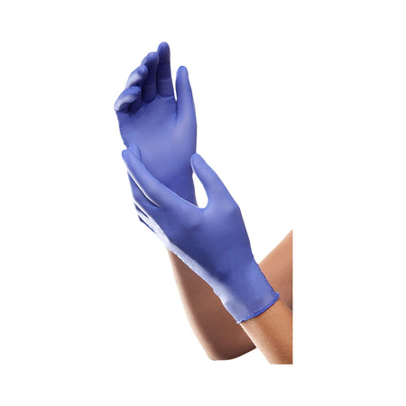 New Age Nitrile Exam Glove, Extra Large, Violet-Blue-Exam Glove NEW AGE 9128 Series X-Large NonSterile Nitrile Standard Cuff Length Textured Fingertips Violet Blue Chemo Tested / Fentanyl Tested