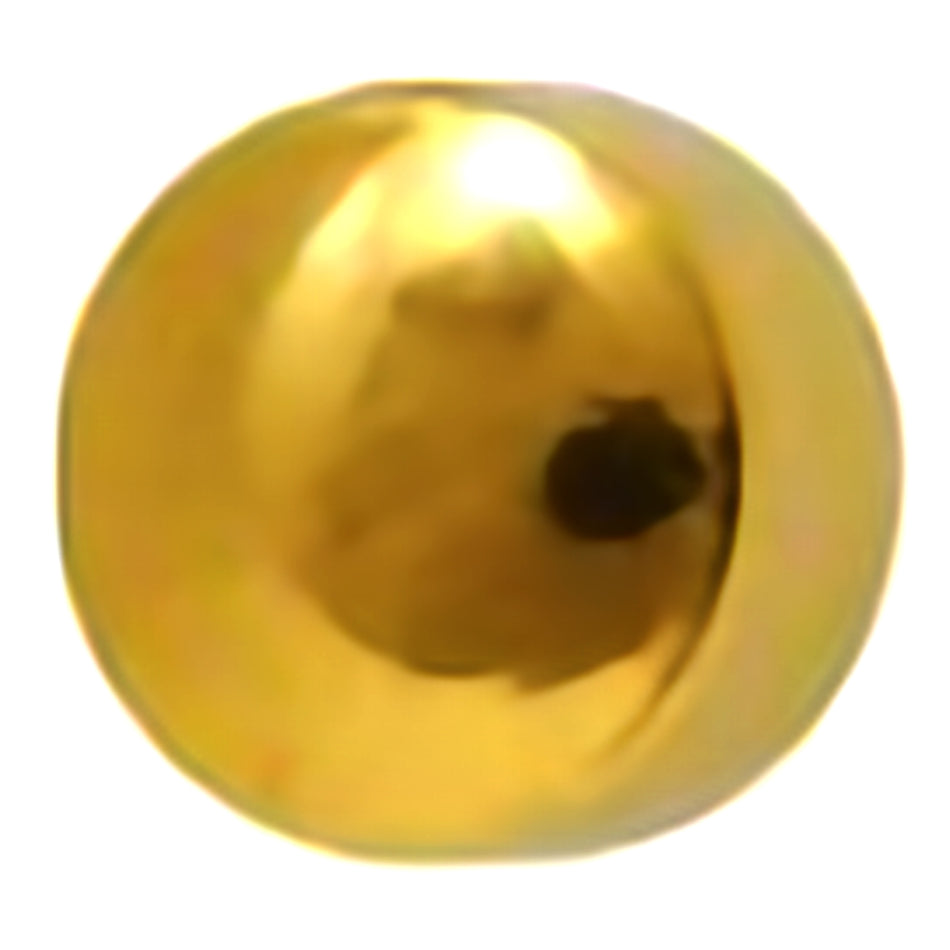 MediStuds Ear Piercing Studs-Ear Piercing Stud MediStuds 24K Gold Plated Stainless Steel Gold Ball Traditional Mount
